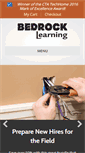 Mobile Screenshot of bedrocklearning.com